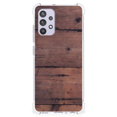 Samsung Galaxy A32 4G | A32 5G Enterprise Editie Stevig Telefoonhoesje Old Wood Samsung Galaxy A32 4G | A32 5G Enterprise Editie Stevig Telefoonhoesje Old Wood