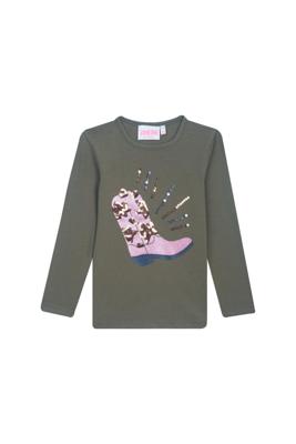 Someone winter t-shirt meisjes - khaki groen - longsleeve - Daphne