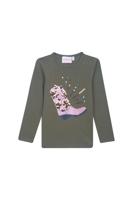Someone winter t-shirt meisjes - khaki groen - longsleeve - Daphne - thumbnail