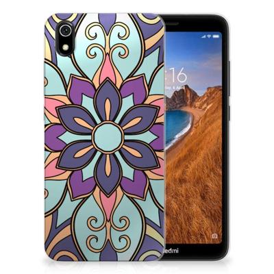 Xiaomi Redmi 7A | TPU Case | Purple Flower