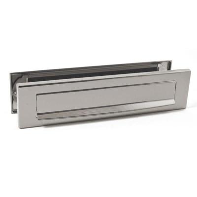 Mariani Briefplaat Combinatie Rechthoek Pvd Glans Nikkel - 95182016