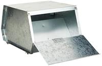 Kerbl Voederautomaat v konijnen 2 vaks van metaal 3l - thumbnail