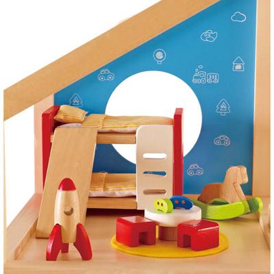 Hape poppenhuis kinderkamer