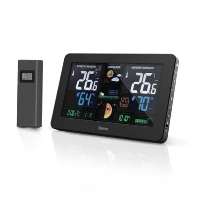 Hama Weerstation Premium Met Led-kleurendisplay En USB-oplaadfunctie Hama Weerstation Premium Met Led-kleurendisplay En USB-oplaadfunctie