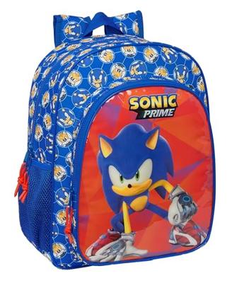 Schoolrugzak Sonic Prime Blauw 32 x 38 x 12 cm