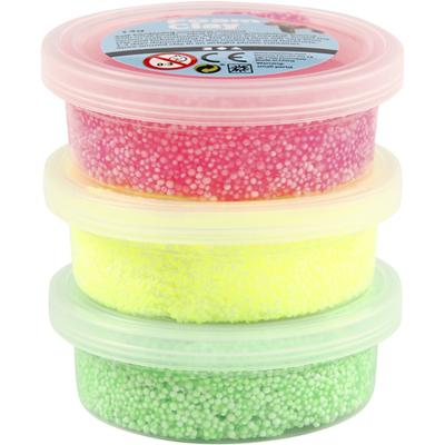 Creativ Company Foam clay neon - 3x14gr. Creativ Company Foam clay neon - 3x14gr.
