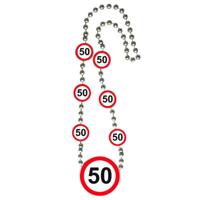 50 Jaar Verkeersbord Ketting - thumbnail