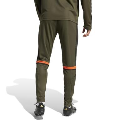 adidas Squadra 25 Trainingsbroek Donkergroen Zwart Oranje
