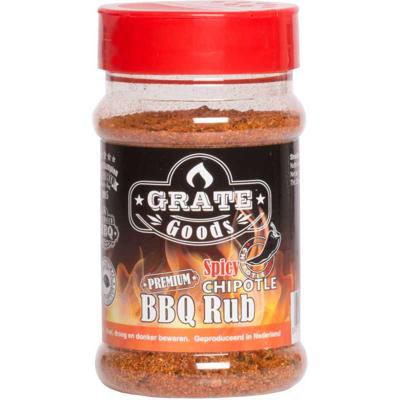 Grate goods Spicy chipotle bbq rub strooibus 180 gram