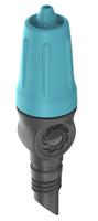 GARDENA verstelbare einddruppelaar 0-15 l/u druppelaar (zwart/turquoise, 10 stuks) - thumbnail
