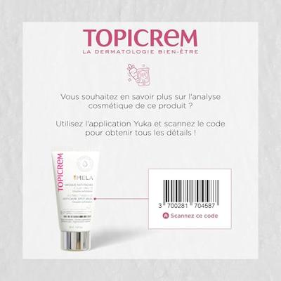 Topicrem Mela Anti-Dark Spot Instant Radiance Mask 50ml