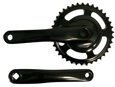 Gazelle crankstel nexus 3/32 38t aluminium 160mm zwart