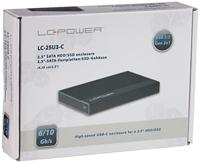 LC-Power LC-25U3-C behuizing voor opslagstations HDD-/SSD-behuizing Zwart 2.5 - thumbnail
