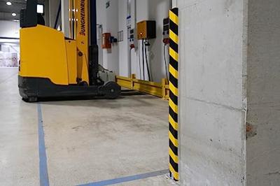 Beschermingsprofiel Durable S20 recht 1m geel zwart | 5 stuks Beschermingsprofiel Durable S20 recht 1m geel zwart | 5 stuks