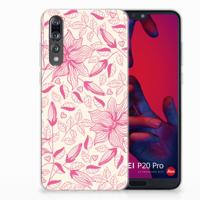 Huawei P20 Pro | TPU Case | Pink Flowers - thumbnail