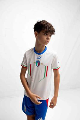 Italië Shirt Uit Junior 2022-2023 - Maat 140 - Kleur: Wit | Soccerfanshop
