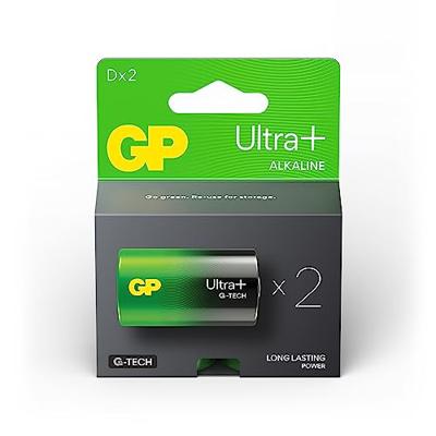 GP Ultra Plus D batterij (mono) Alkaline 1.5 V 2 stuk(s)