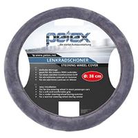 Petex Design 1108 Stuurwielhoes TPE Zilver 36 - 38 cm - thumbnail