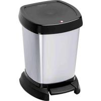 Rotho paso pedaalemmer 6l zilver/metallic - thumbnail