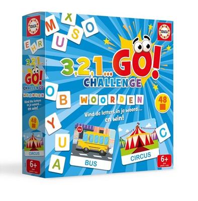 Intro Just games 3-2-1 go challenge puzzels met woorden