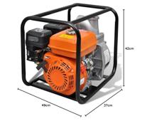 Waterpomp benzine 80 mm 6,5 pk - thumbnail