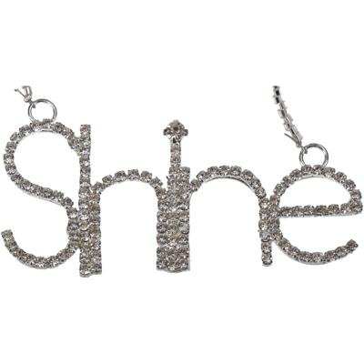 Kerstbal glans glas zilver 9.5 cm HD Collection - Hd collection