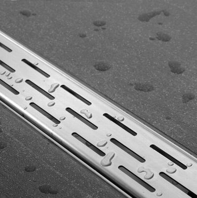 Easy Drain Compact FF afvoergoot enkele plaat met zijuitloop 6x70cm 50mm RVS edcomff700-50