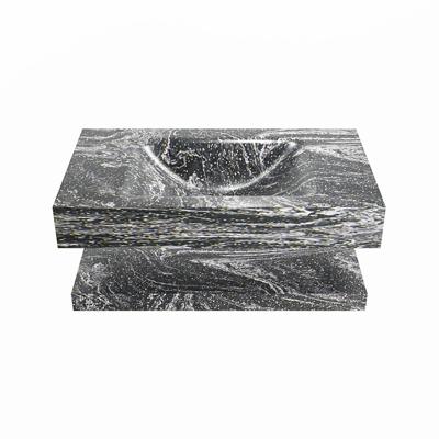 MONDIAZ ALAN-DLUX 80cm planchet Lava. Vrijhangende wastafel CLOUD midden 1 kraangat, kleur Lava. MONDIAZ ALAN-DLUX 80cm planchet Lava. Vrijhangende wastafel CLOUD midden 1 kraangat, kleur Lava.