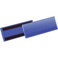 Etikettenhouder B210xH74mm blauw magnetisch 50 - thumbnail