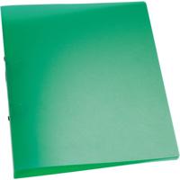 Q-CONNECT ringmap, PP, 2 ringen, 25 mm, transparant groen - thumbnail