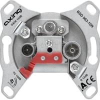 Axing BSD 963-10N Antennedoos TV, FM, Data Inbouw (in muur) Doorvoerdoos - thumbnail