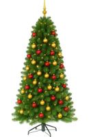 Arctic Spruce groen vanaf 150 cm hoog kunstkerstboom opgemaakt met piek, rood & goud Holiday Tree - Holiday tree - thumbnail
