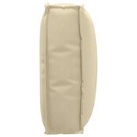 VidaXL Kussen beige 50 x 40 x 12 cm oxford stof - thumbnail