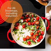 BK Bourgogne lage braadpan 28 cm chili red - thumbnail