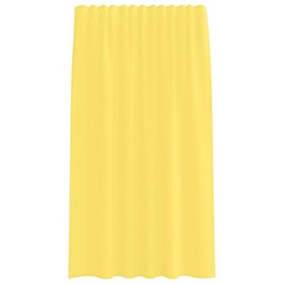 Gordijnen voile met roedezakken 2 st geel