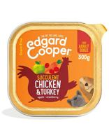 Hond kuipje kip/kalkoen 300g Edgard & Cooper - Edgard en cooper - thumbnail
