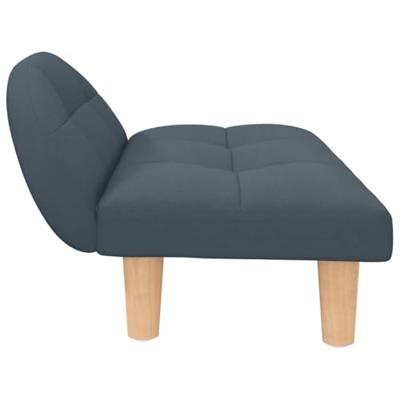 VidaXL Hondenmand 70x52x30 cm stof donkergrijs