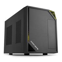 Sharkoon SHARK ZONE C10 PC-behuizing Zwart, Geel - thumbnail