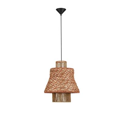 Lyora Rotan hanglampMande bruin met oranje - 9586610