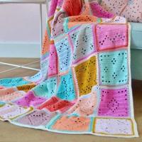 Haakpatroon byClaire Blokkendeken Pastel - thumbnail