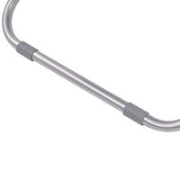 Ligstoelen verstelbaar 69x61x94 cm staal taupe 2 st - thumbnail