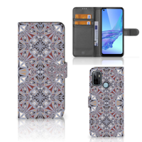 OPPO A53 | OPPO A53s | Bookcase | Flower Tiles - thumbnail