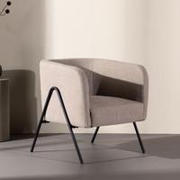 Nohr Fauteuil 'Thersa' kleur Beige - thumbnail