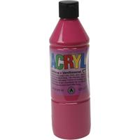 Acryl Verf, primair rood, 500 ml/ 1 fles - thumbnail