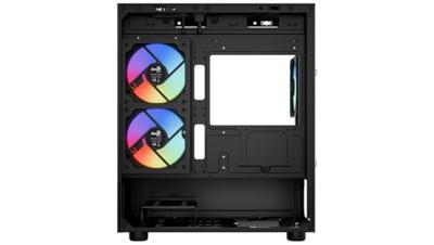 PC-behuizing - AEROCOOL - Viewport Mini-G V1 - Mini Tower - M-ATX - Gehard glas - F-RGB - Zwart
