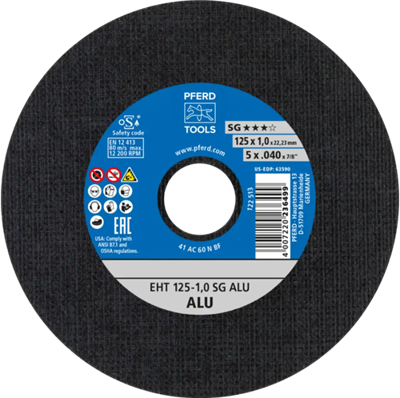 Pferd dss aluminium a60 125-1.0 | 25 stuk stuks