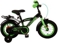 Volare thombike kinderfiets - jongens - 12 inch - zwart groen - thumbnail