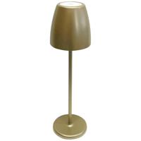 Megatron TAVOLA MT68058 Tafellamp met accu LED 2 W Goud - thumbnail