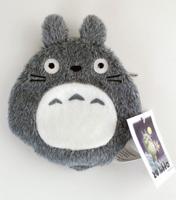 Ghibli - Totoro Pluche Portemonnee Grey 15cm - thumbnail