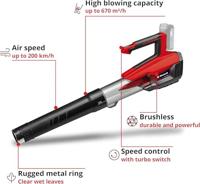 Einhell Professional GP-LB 18/200 Li GK-Solo Bladblazer Accu Zonder accu, Zonder lader - thumbnail
